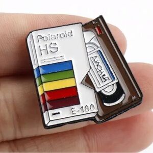 VHS enamel pin- oh nostalgia! IYKYK perfect for a gift & to add to bundle!